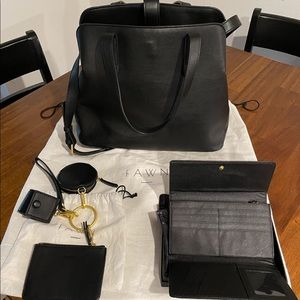 Fawn satchel, wallet and accessories